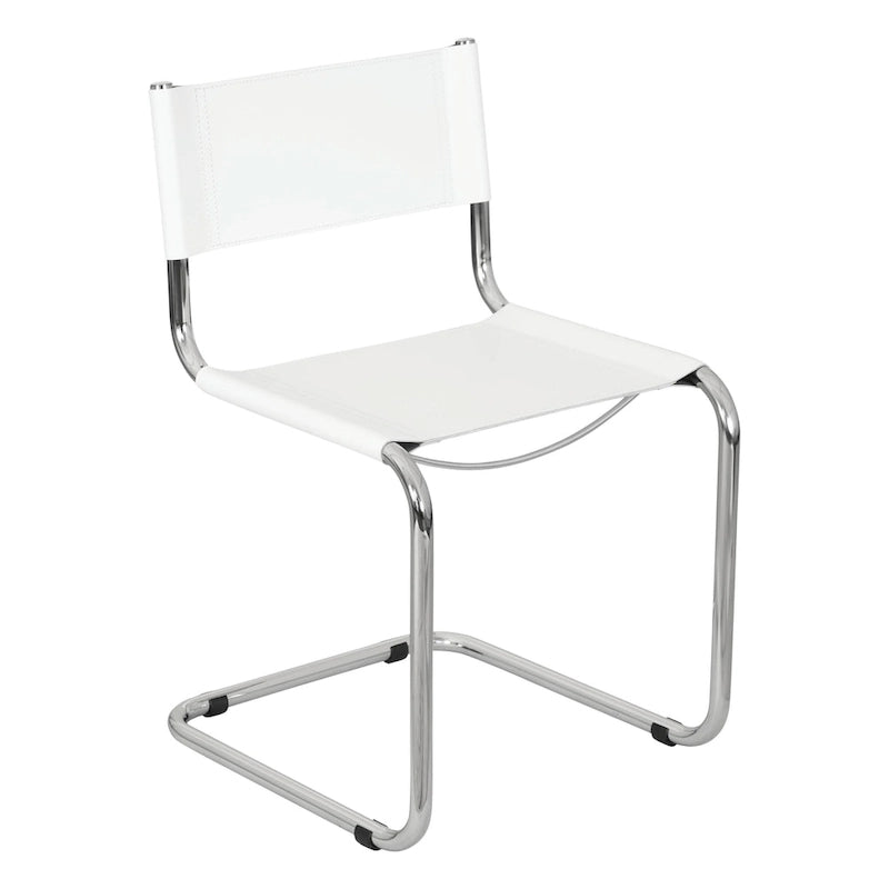 Breuer Chair Company Mart Stam konzolos oldalszék krómozott vázzal (többféle műbőr színben)