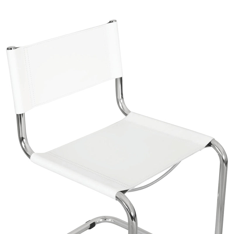 Breuer Chair Company Mart Stam konzolos oldalszék krómozott vázzal (többféle műbőr színben)