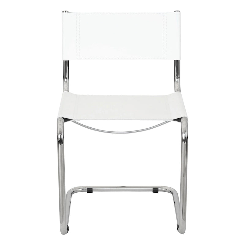 Breuer Chair Company Mart Stam konzolos oldalszék krómozott vázzal (többféle műbőr színben)