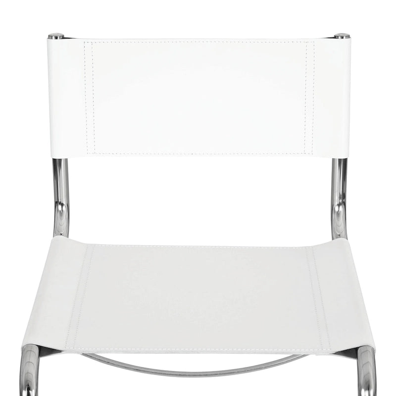 Breuer Chair Company Mart Stam konzolos oldalszék krómozott vázzal (többféle műbőr színben)