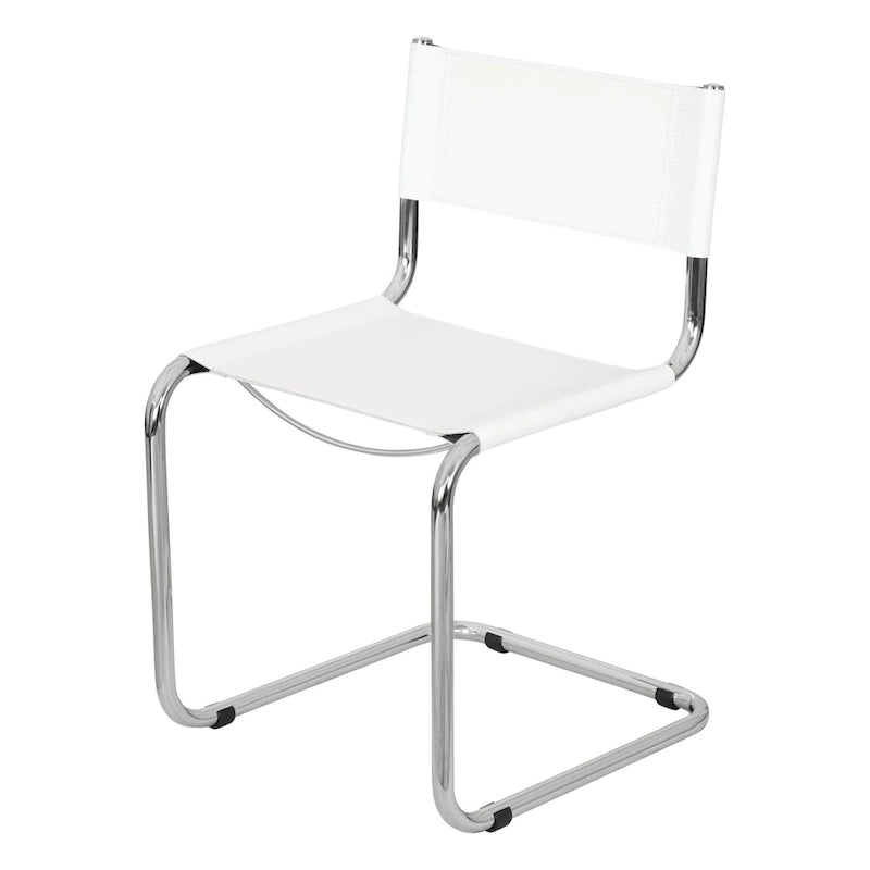 Breuer Chair Company Mart Stam konzolos oldalszék krómozott vázzal (többféle műbőr színben)