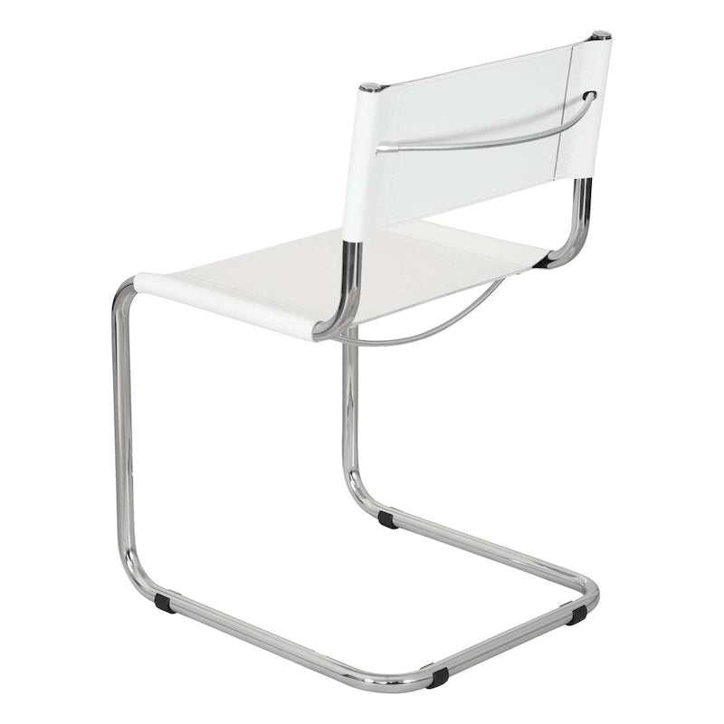 Breuer Chair Company Mart Stam konzolos oldalszék krómozott vázzal (többféle műbőr színben)