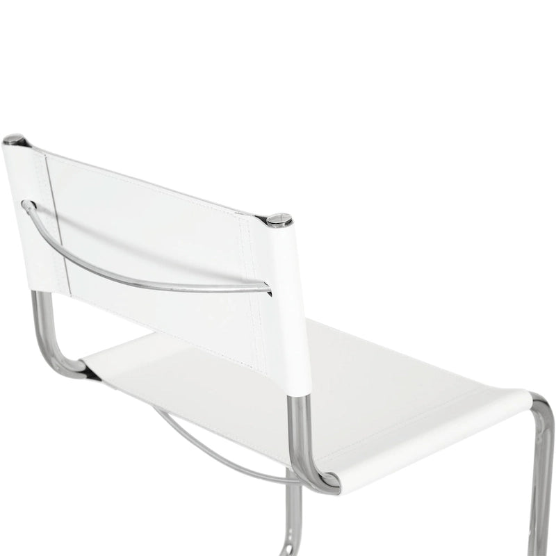Breuer Chair Company Mart Stam konzolos oldalszék krómozott vázzal (többféle műbőr színben)