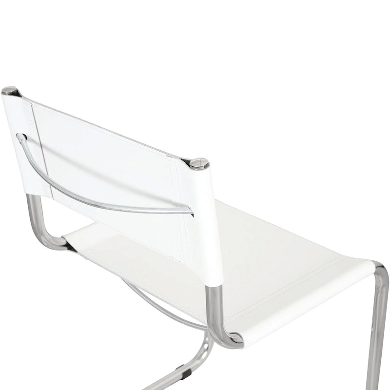 Breuer Chair Company Mart Stam konzolos oldalszék krómozott vázzal (többféle műbőr színben)