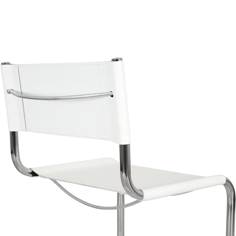 Breuer Chair Company Mart Stam konzolos oldalszék krómozott vázzal (többféle műbőr színben)