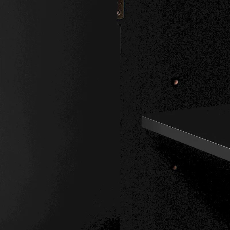 Geschwungenes Design-Aufbewahrungsschrank mit verstellbaren Einlegeböden und Schublade