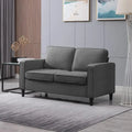 Modernes Zweisitzersofa aus Stoff von Mixoy mit Armlehnentaschen – N/A