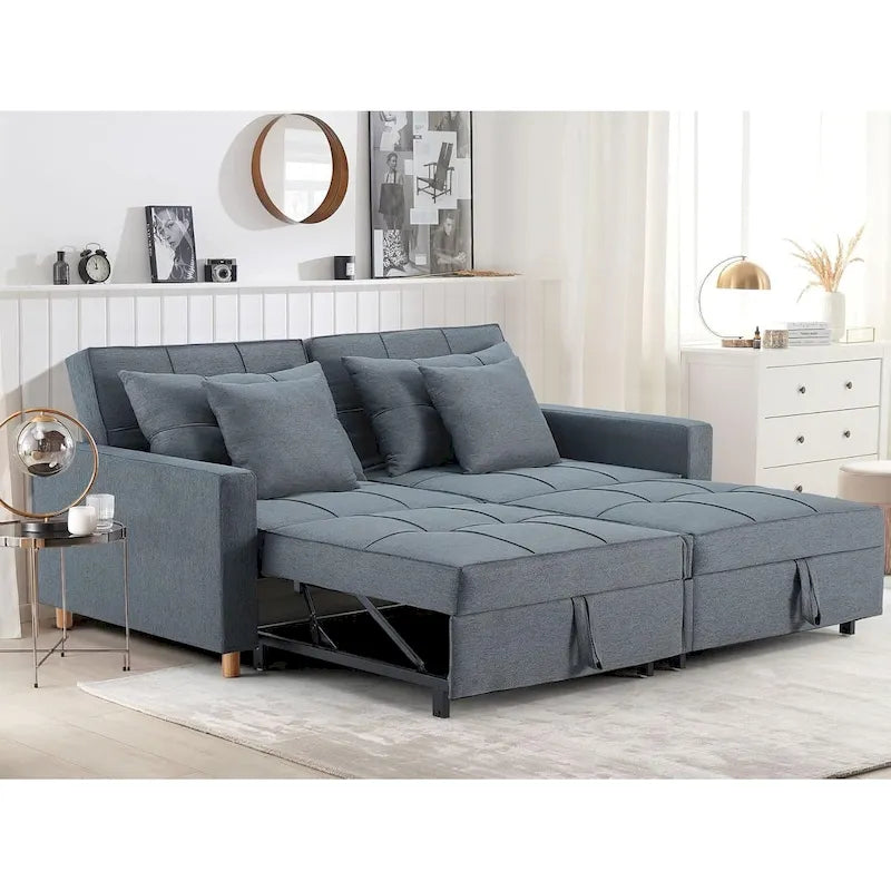 AECOJOY 3-in-1-Schlafsofa, Doppelschlafsessel und Schlafstuhl