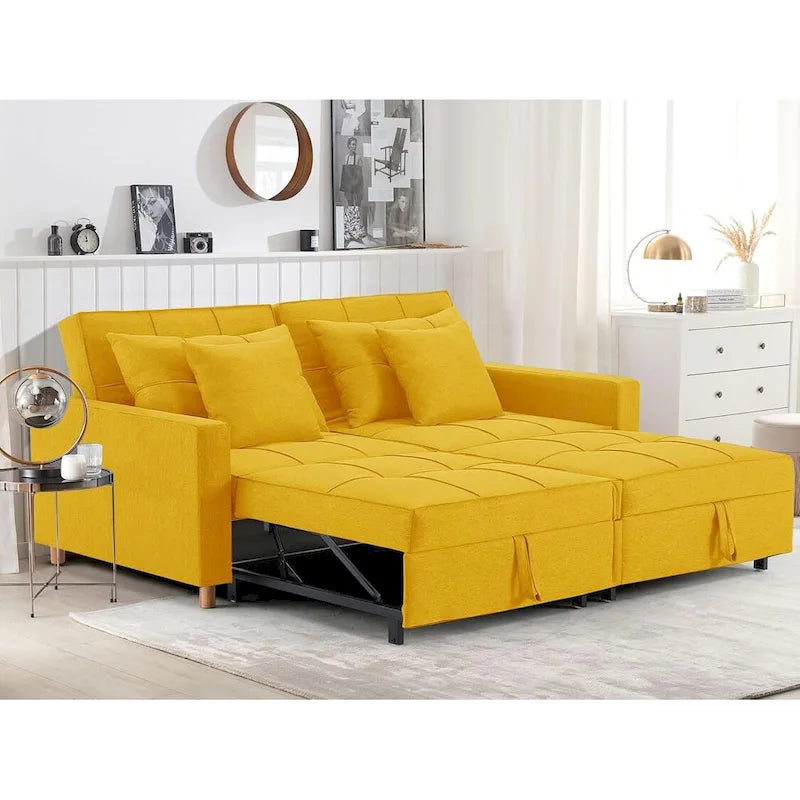 AECOJOY 3-in-1-Schlafsofa, Doppelschlafsessel und Schlafstuhl