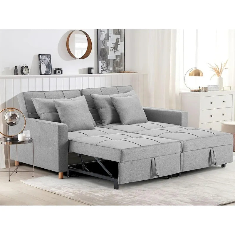 AECOJOY 3-in-1-Schlafsofa, Doppelschlafsessel und Schlafstuhl