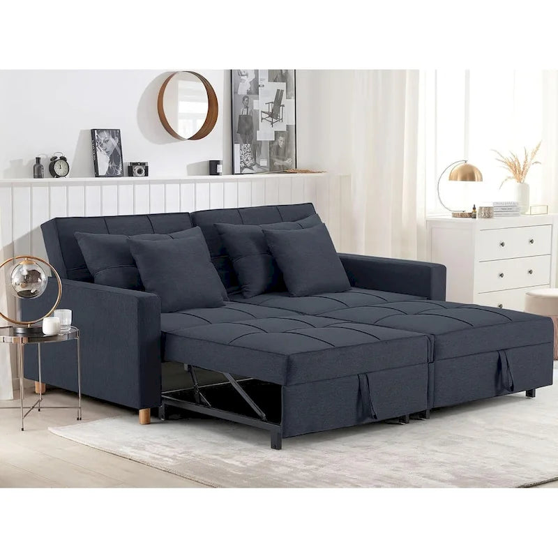 AECOJOY 3-in-1-Schlafsofa, Doppelschlafsessel und Schlafstuhl