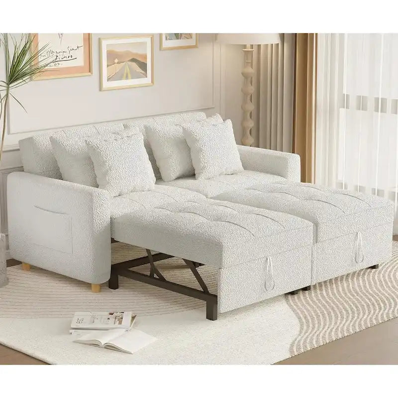 AECOJOY 3-in-1-Schlafsofa, Doppelschlafsessel und Schlafstuhl