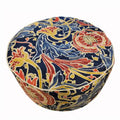 Indoor/outdoor Inflatable Stool Ottoman-Meridian Blue