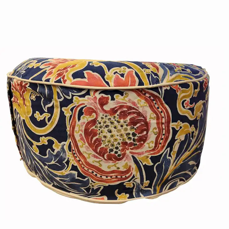 Pouf sgabello gonfiabile per interni ed esterni, blu Meridian