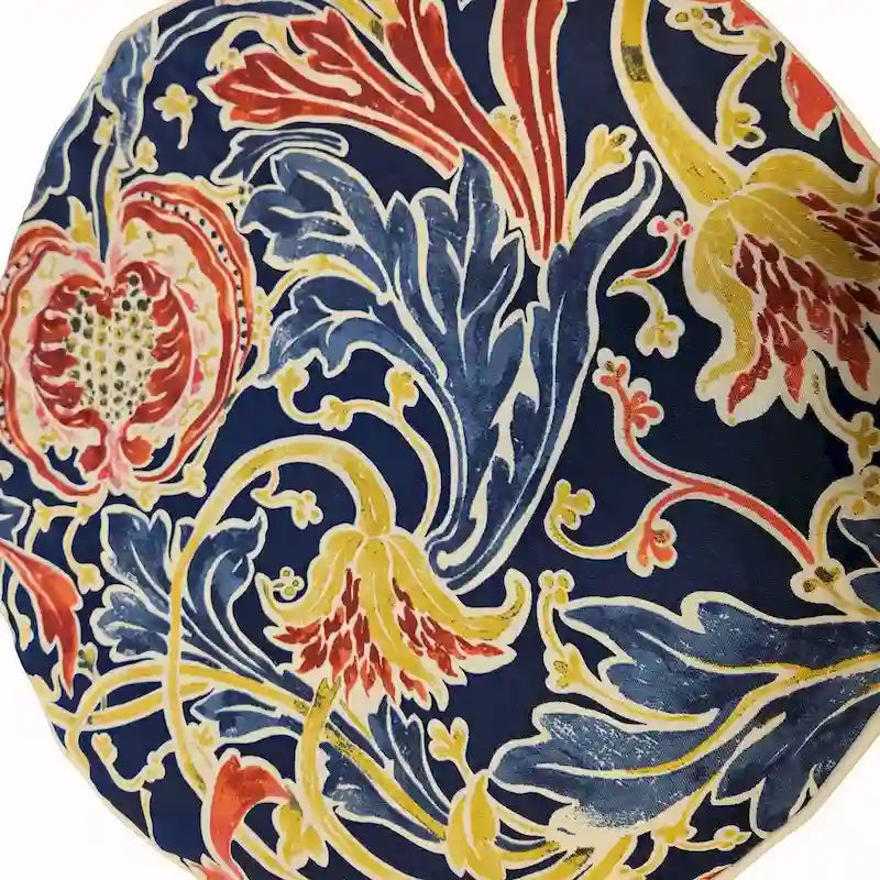 Pouf sgabello gonfiabile per interni ed esterni, blu Meridian