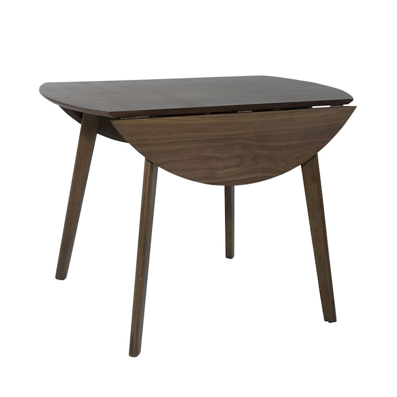 Space Savers 5-teiliges Set aus Satin-Walnussholz mit Klappplatten
