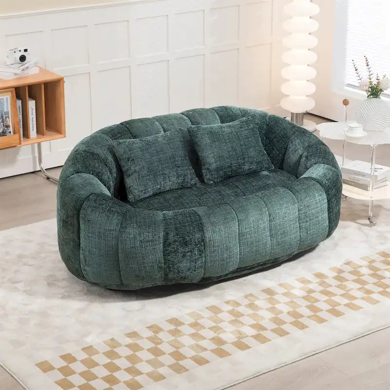 Sitzsack aus Chenille, Relaxsofa