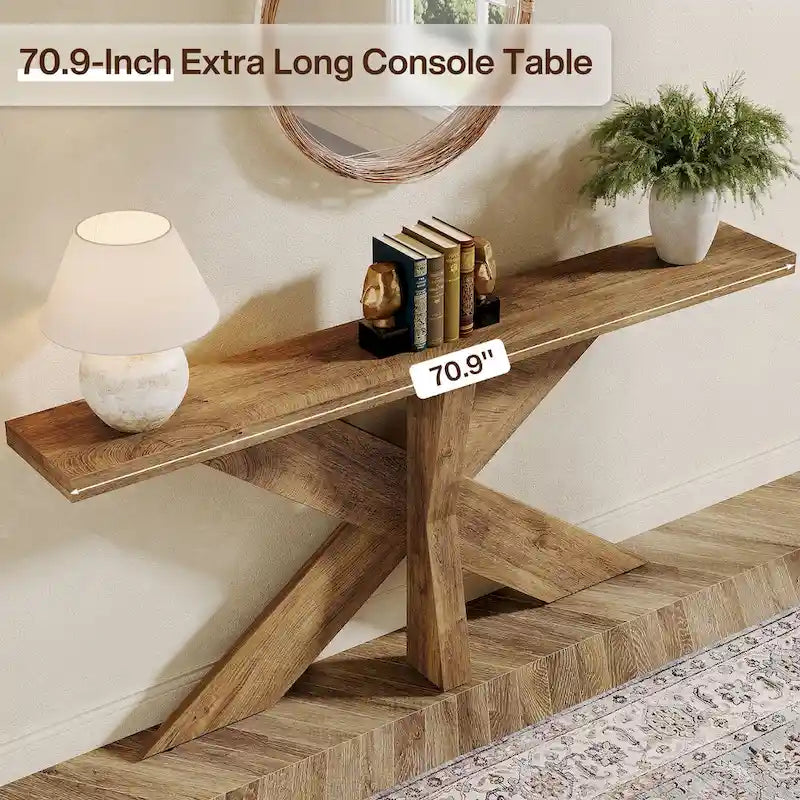 Extra langer Landhaus-Konsolentisch 70.9 für Eingangsbereich und Flur