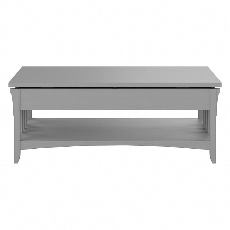 Salinas emelhető asztallapos dohányzóasztal-íróasztal tárolóval, a Bush Furniture-től