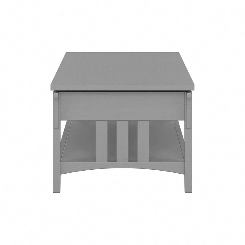 Salinas emelhető asztallapos dohányzóasztal-íróasztal tárolóval, a Bush Furniture-től