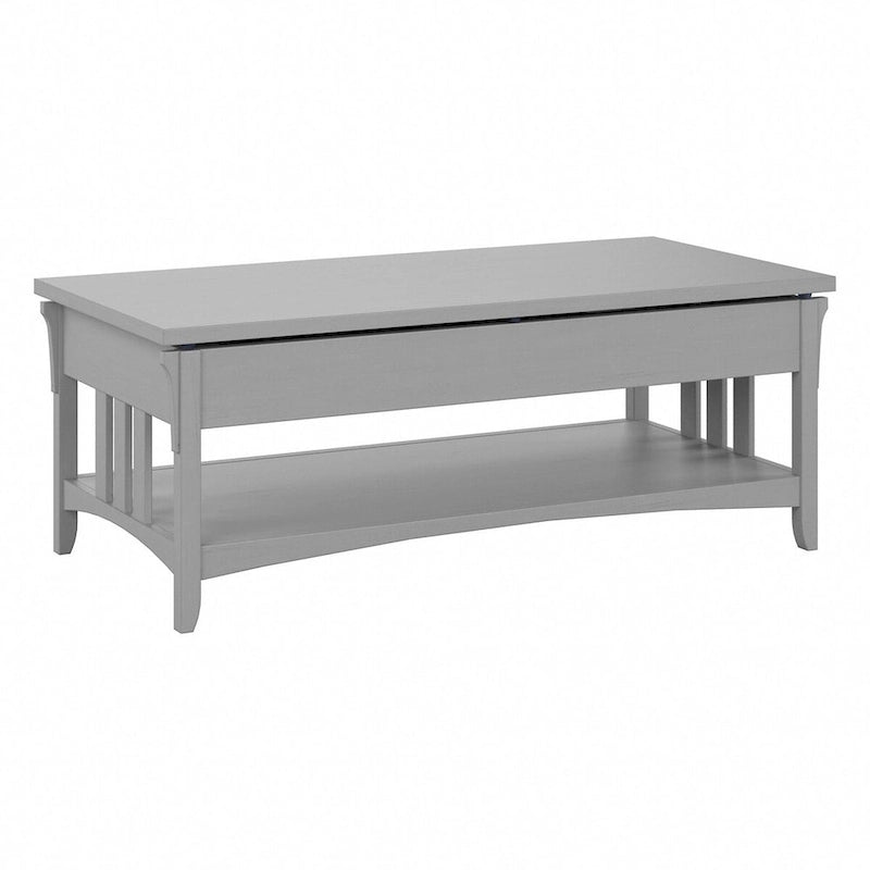 Salinas emelhető asztallapos dohányzóasztal-íróasztal tárolóval, a Bush Furniture-től