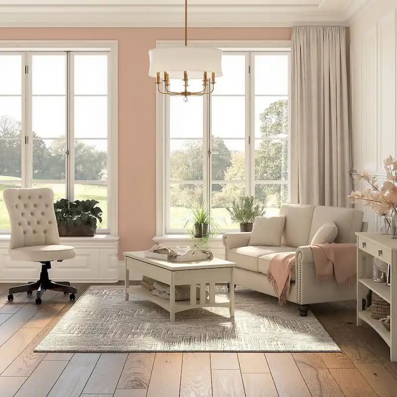 Salinas emelhető asztallapos dohányzóasztal-íróasztal tárolóval, a Bush Furniture-től