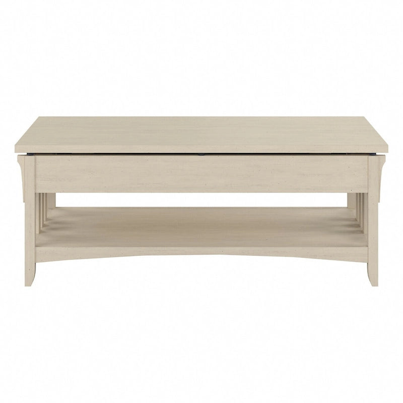 Salinas emelhető asztallapos dohányzóasztal-íróasztal tárolóval, a Bush Furniture-től