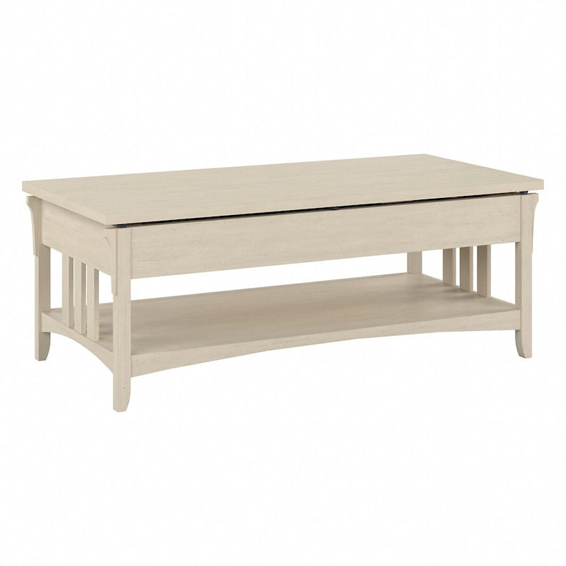 Salinas emelhető asztallapos dohányzóasztal-íróasztal tárolóval, a Bush Furniture-től
