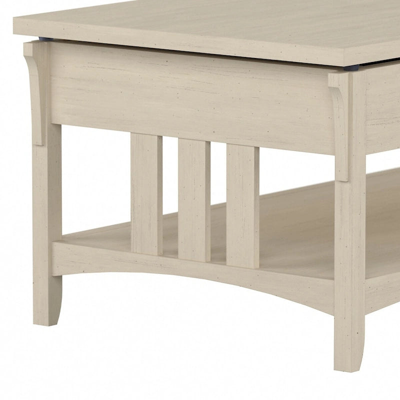 Salinas emelhető asztallapos dohányzóasztal-íróasztal tárolóval, a Bush Furniture-től