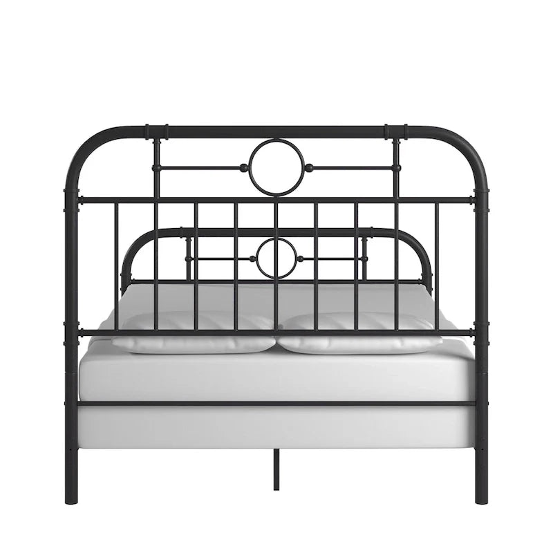 Black Metal Bed