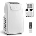Climatiseur portable Costway 8000 BTU (11 500 BTU ASHRAE) à double tuyau, unité de climatisation 3-en-1 avec télécommande