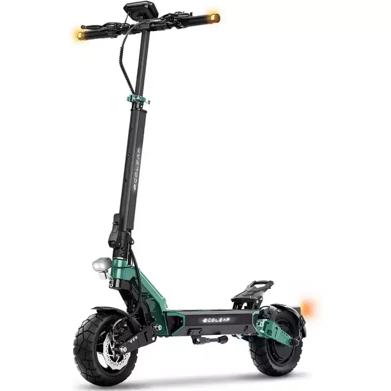 ECOLEAP L7 elektromos roller felnőtteknek, 1500 W csúcsteljesítményű motorral, 28 mérföld/órás sebességgel, 50 mérföldes hatótávolsággal, kettős felfüggesztéssel, első és hátsó tárcsafékkel, UL-tanúsítvánnyal