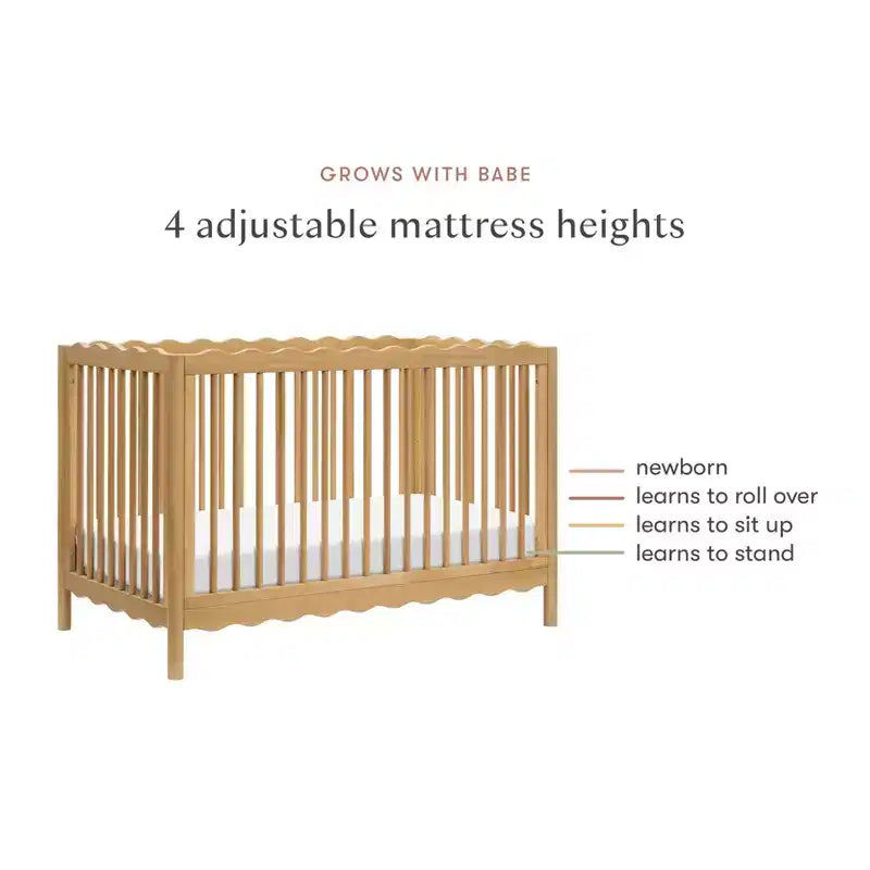 Babyletto Swell 4-in-1 Convertible Crib with Toddler Bed Conversion Kit