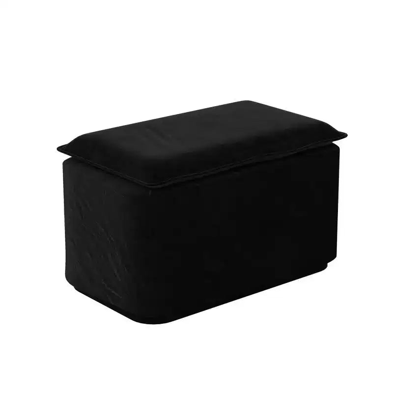 Whisen Samt-Schlafsofa in King-Size mit Ausziehfunktion und 3-in-1-Funktion, wandelbares Schlafsofa mit beweglichem Hocker und Steppdesign