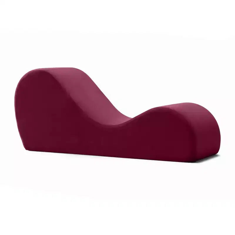 Elegancki szezlong Avana do jogi – wyprodukowano w USA – idealny do rozciągania, relaksu, ćwiczeń i nie tylko, 60D x 18W x 26H cali, jasnoszary