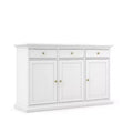 Tvilum, Sideboard with 3 Doors and 3 Drawers, White