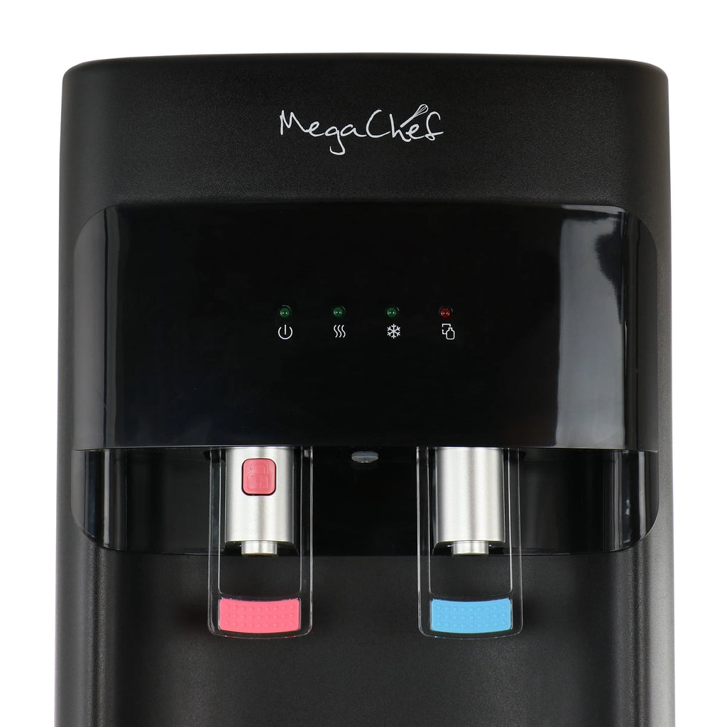 Distributeur d’eau chaude et froide à chargement par le bas MegaChef - 12x13.6x41