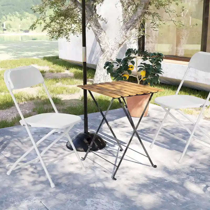 Confezione da 10 sedie pieghevoli in plastica con portata di 350 lb per eventi, ufficio, matrimoni, feste, picnic, cucina e sala da pranzo