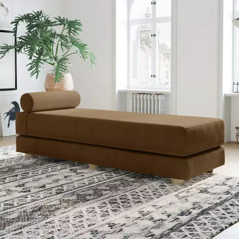 Daybed / Fold-Out Queen-Size Sleeper - Microvelvet