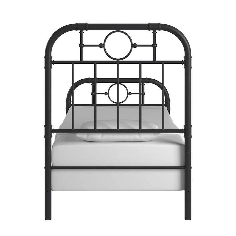 Black Metal Bed