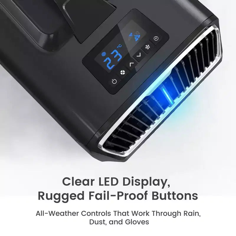 Waykar tragbare Klimaanlage mit 5000 BTU, 3-in-1, mit Entfeuchter und Fernbedienung für Zelt, Camping und Wohnmobil