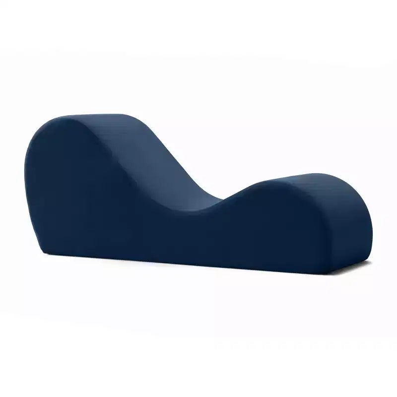 Elegancki szezlong Avana do jogi – wyprodukowano w USA – idealny do rozciągania, relaksu, ćwiczeń i nie tylko, 60D x 18W x 26H cali, jasnoszary