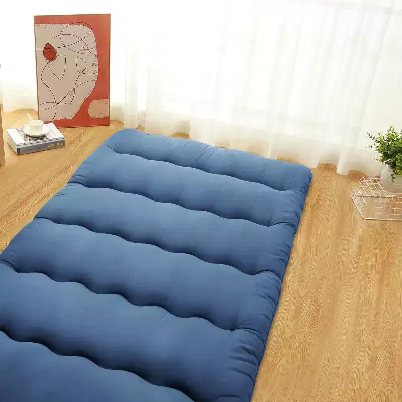 Colchón futón japonés, colchoneta plegable para dormir en el suelo, tatami para el hogar, colchón para camping