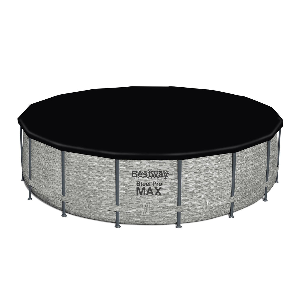 Bestway Steel Pro MAX rond bovengronds zwembad met pomp en afdekzeil