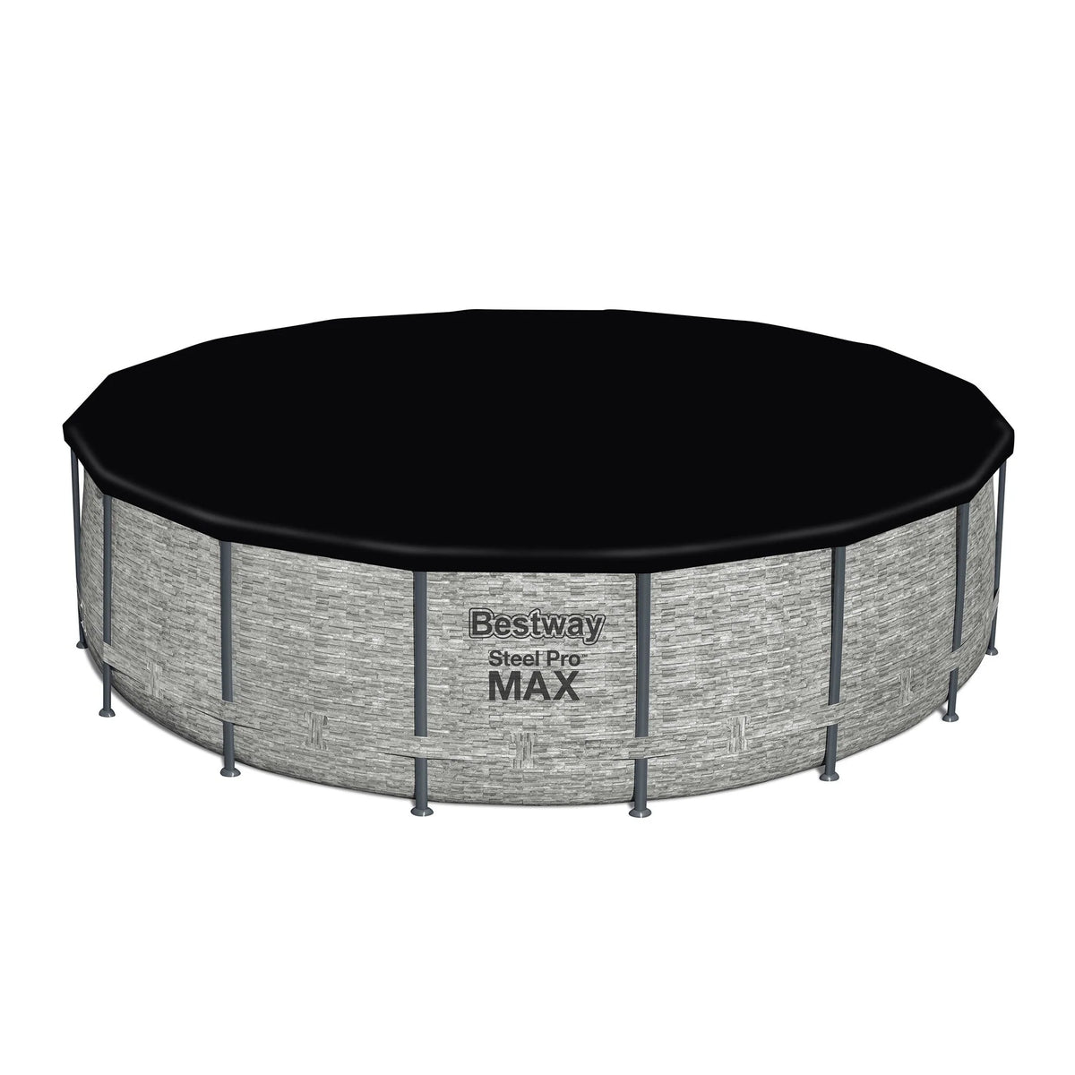 Bestway Steel Pro MAX rond bovengronds zwembad met pomp en afdekzeil