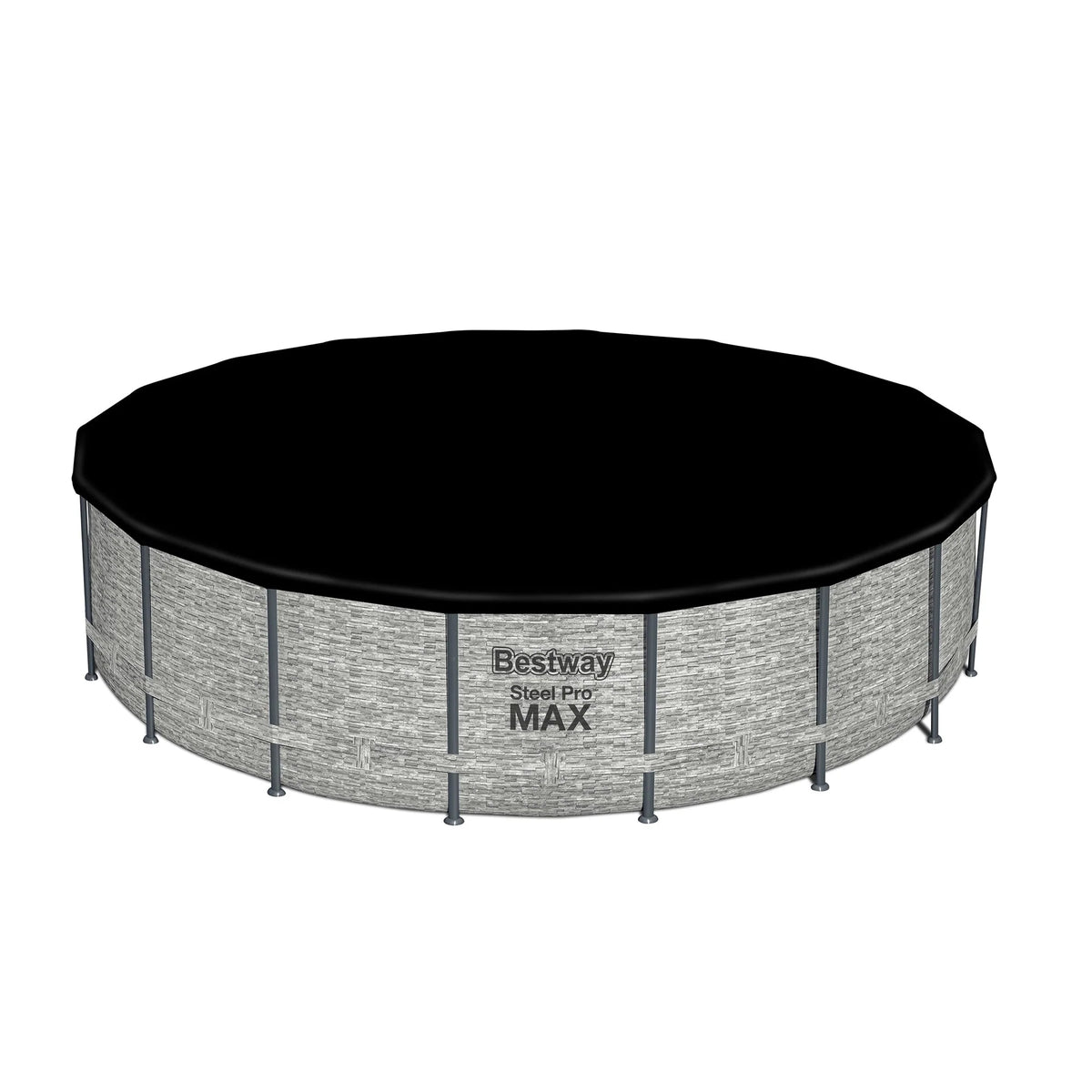 Bestway Steel Pro MAX rond bovengronds zwembad met pomp en afdekzeil