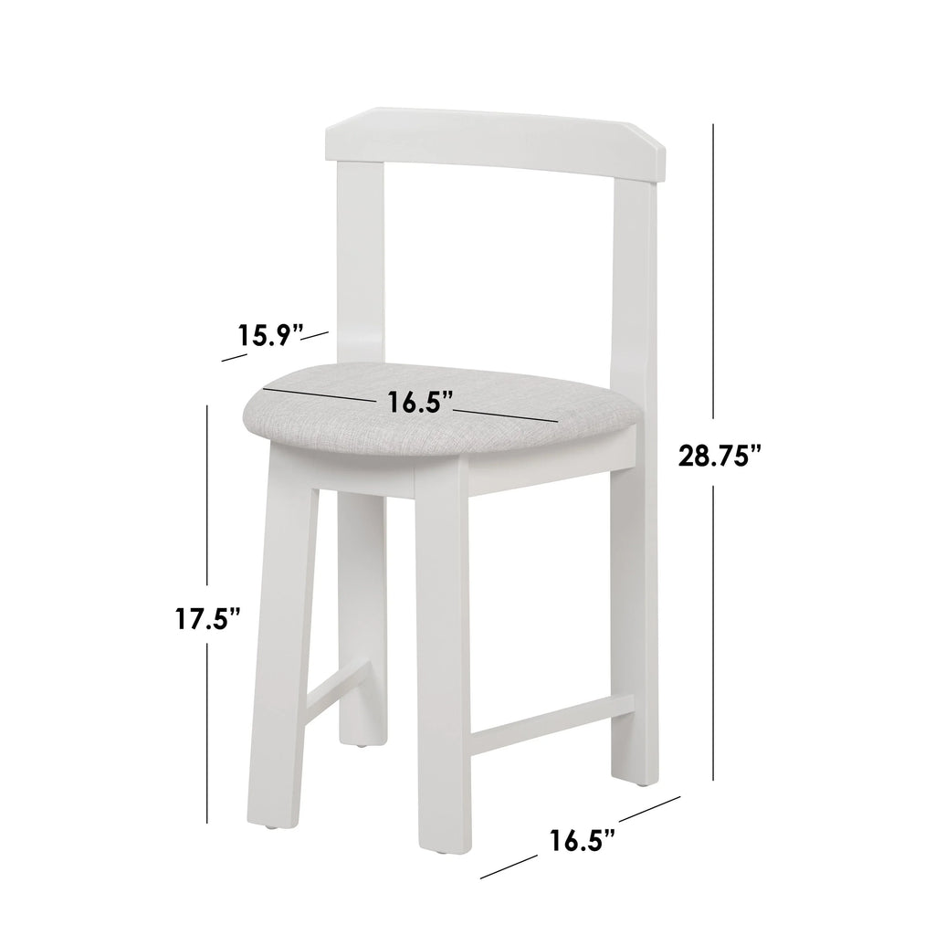 Set da pranzo compatto rotondo Harrisburg Tobey da 5 pezzi
