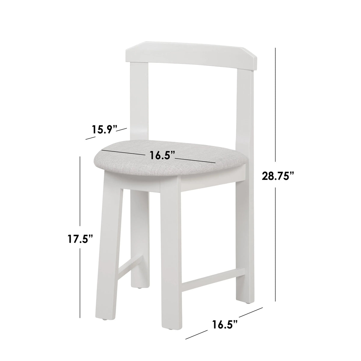 Set da pranzo compatto rotondo Harrisburg Tobey da 5 pezzi