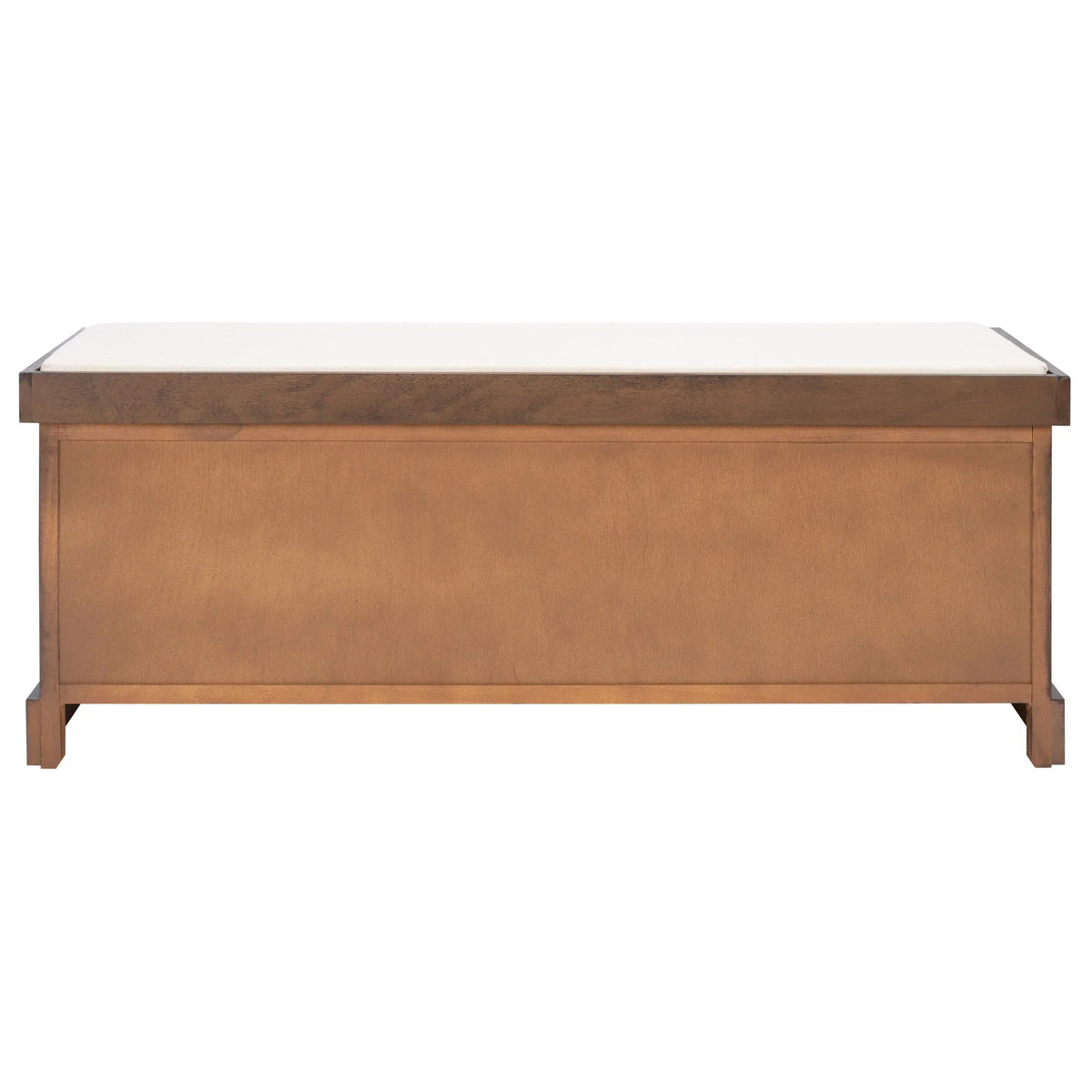 Banco de almacenamiento SAFAVIEH Fiorello con 3 cajones y cojín - 47.3 W x 15 L x 19 H - 47Wx15Dx19H