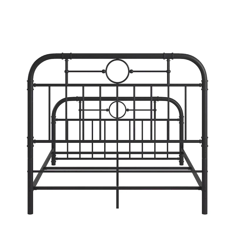 Black Metal Bed